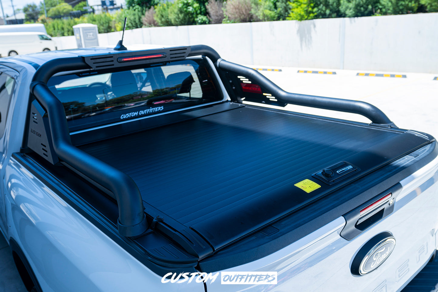 Black Venom Manual Roller Shutter & OP-1 Sports Bar for Next Gen Ford Ranger & Raptor