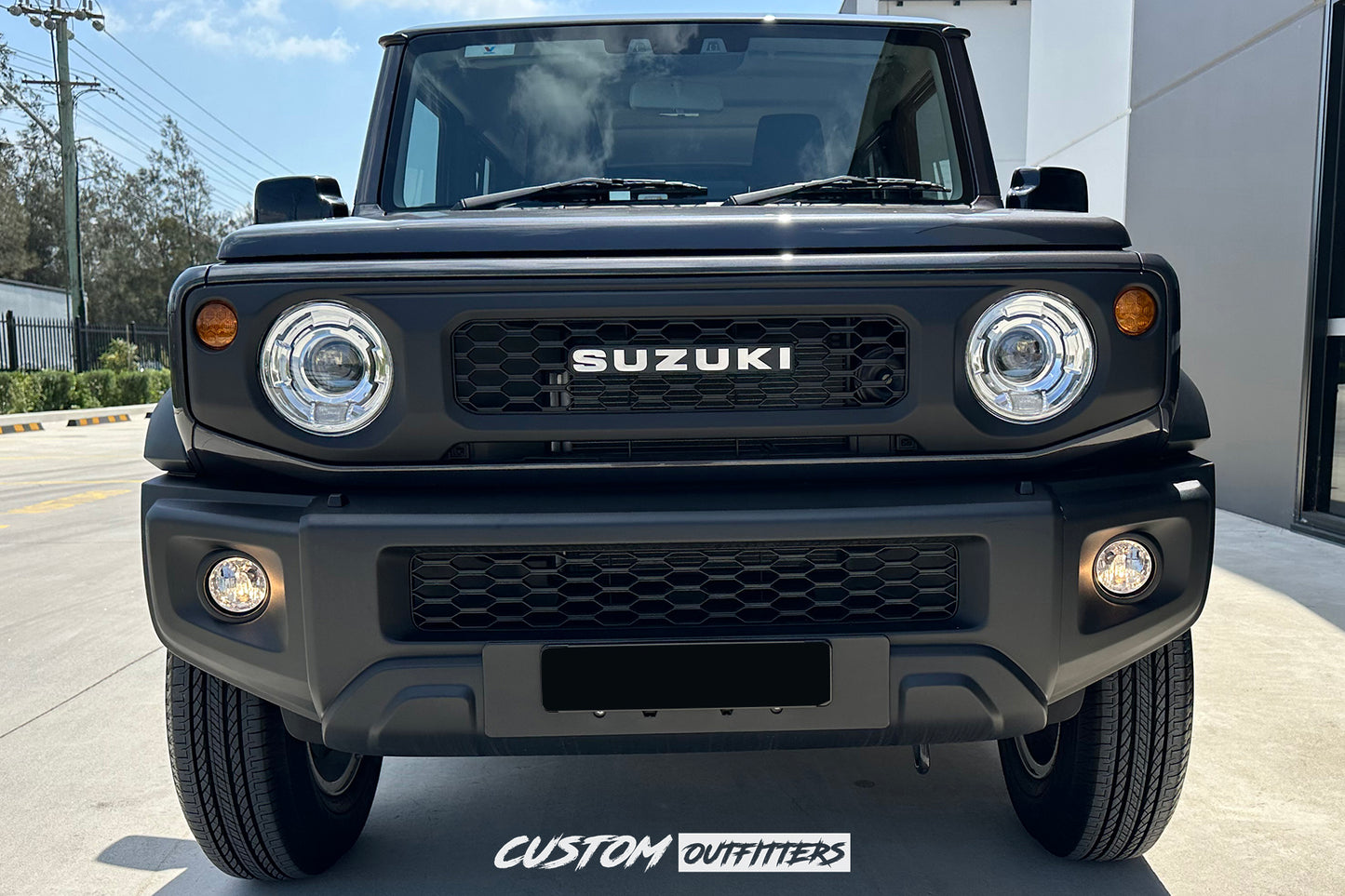 Matte Black Grille for Suzuki Jimny JB74 2019-2026