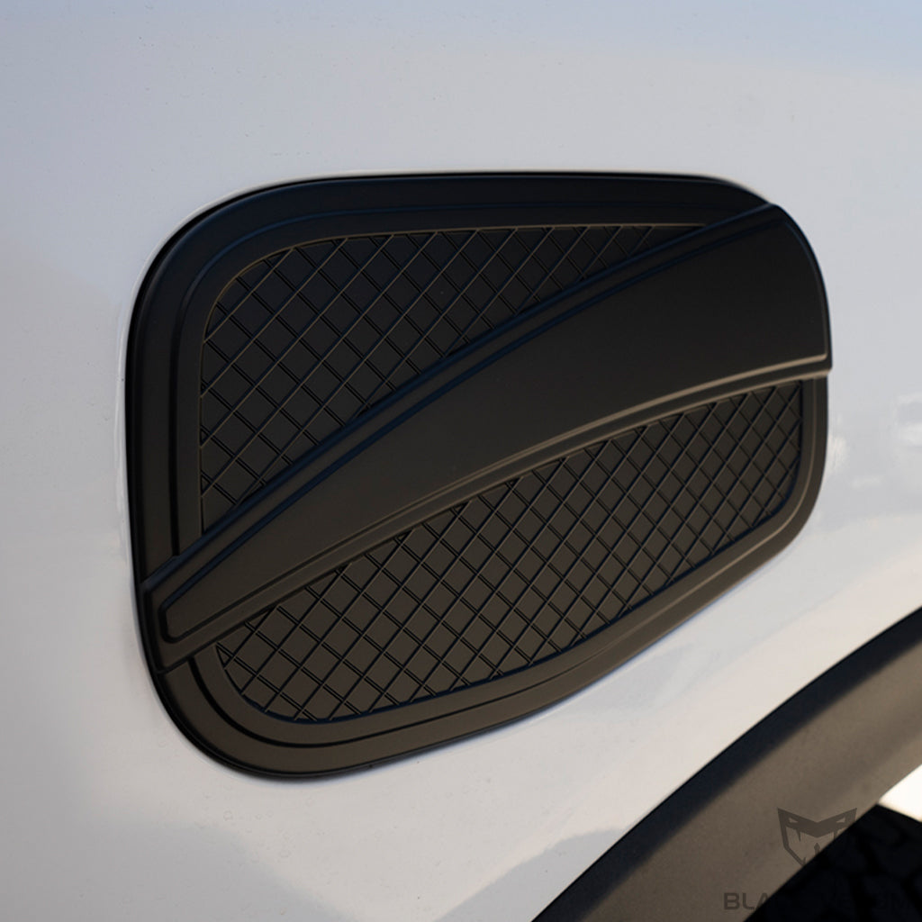 Black Fuel Petrol Tank Cover Trim to suit Next Gen Ford Ranger 2022-2023