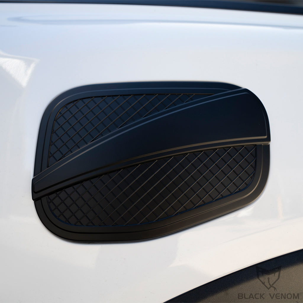 Black Fuel Petrol Tank Cover Trim to suit Next Gen Ford Ranger 2022-2023
