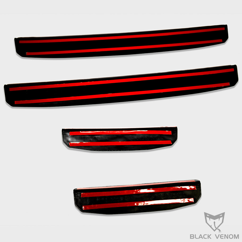 Black Door Sill Trims to suit Jeep Wrangler JL (2 Door / 4 Door) 2019-2023
