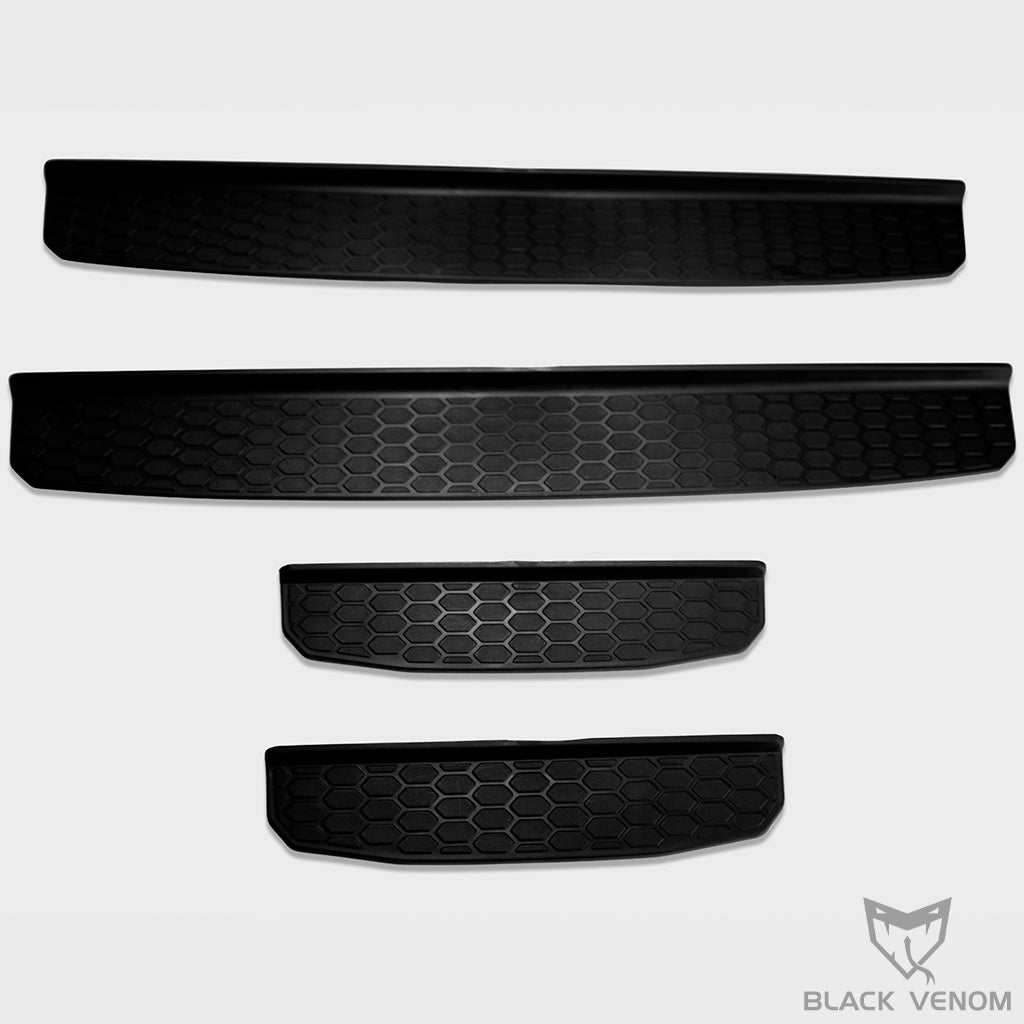Black Door Sill Trims to suit Jeep Wrangler JL (2 Door / 4 Door) 2019-2023