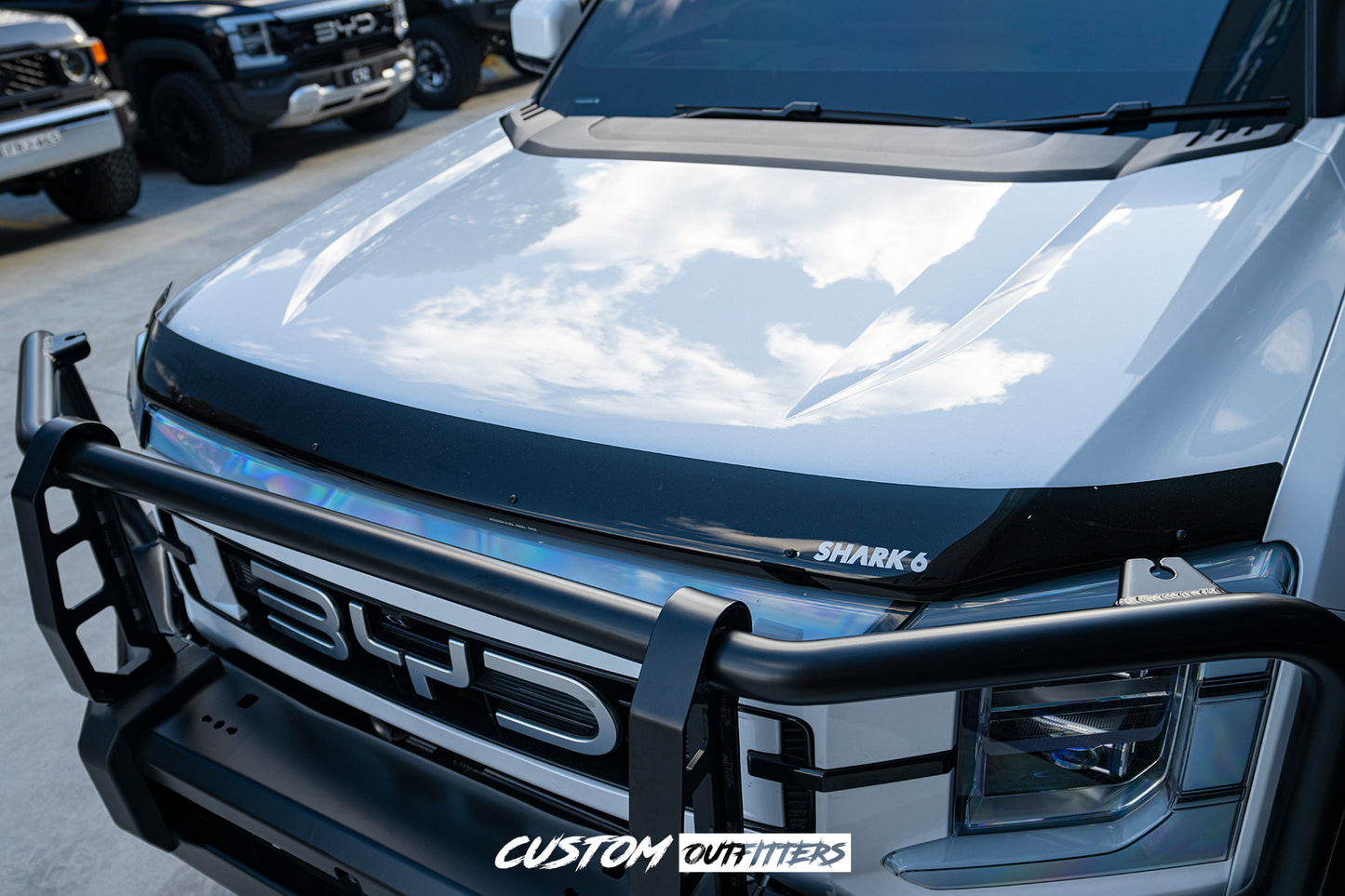 BYD Shark 6 Smoke Black Bonnet Protector