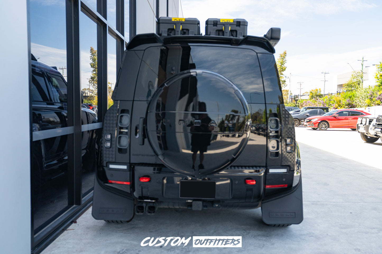 Gloss Black Spoiler for Landrover Defender 2021-2026