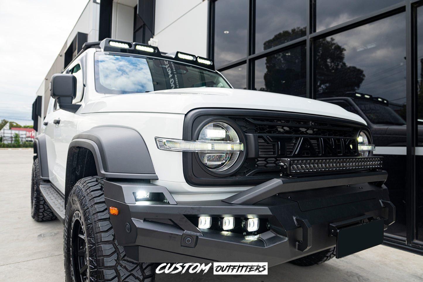 Black Venom LED Roof Pod Lights for GWM Tank 300 (2023-2026)
