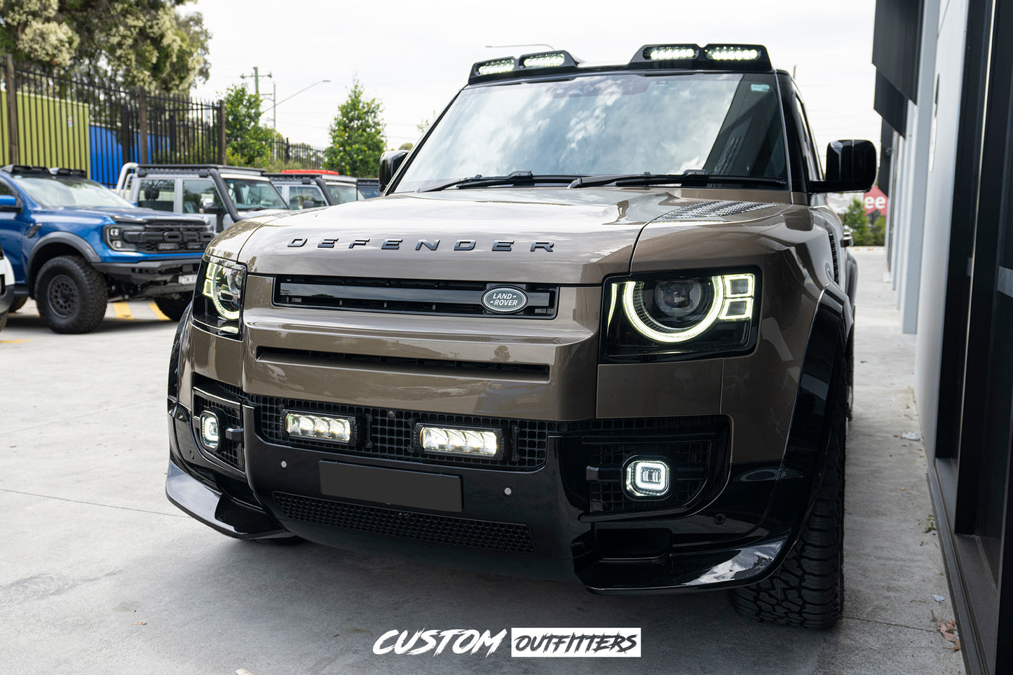 Upgraded LED Fog Light with DRL for Landrover Defender 2021-2026