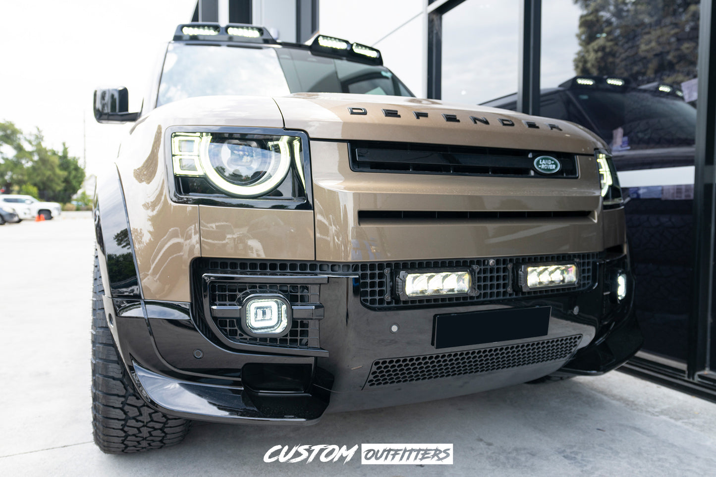Upgraded LED Fog Light with DRL for Landrover Defender 2021-2026
