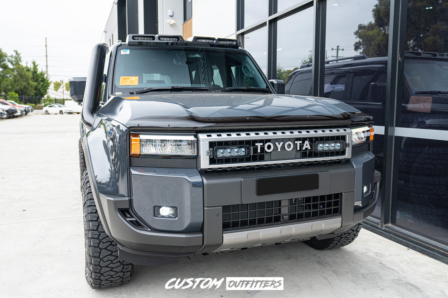 Black Venom LED Roof Pod Lights for Toyota Prado 250