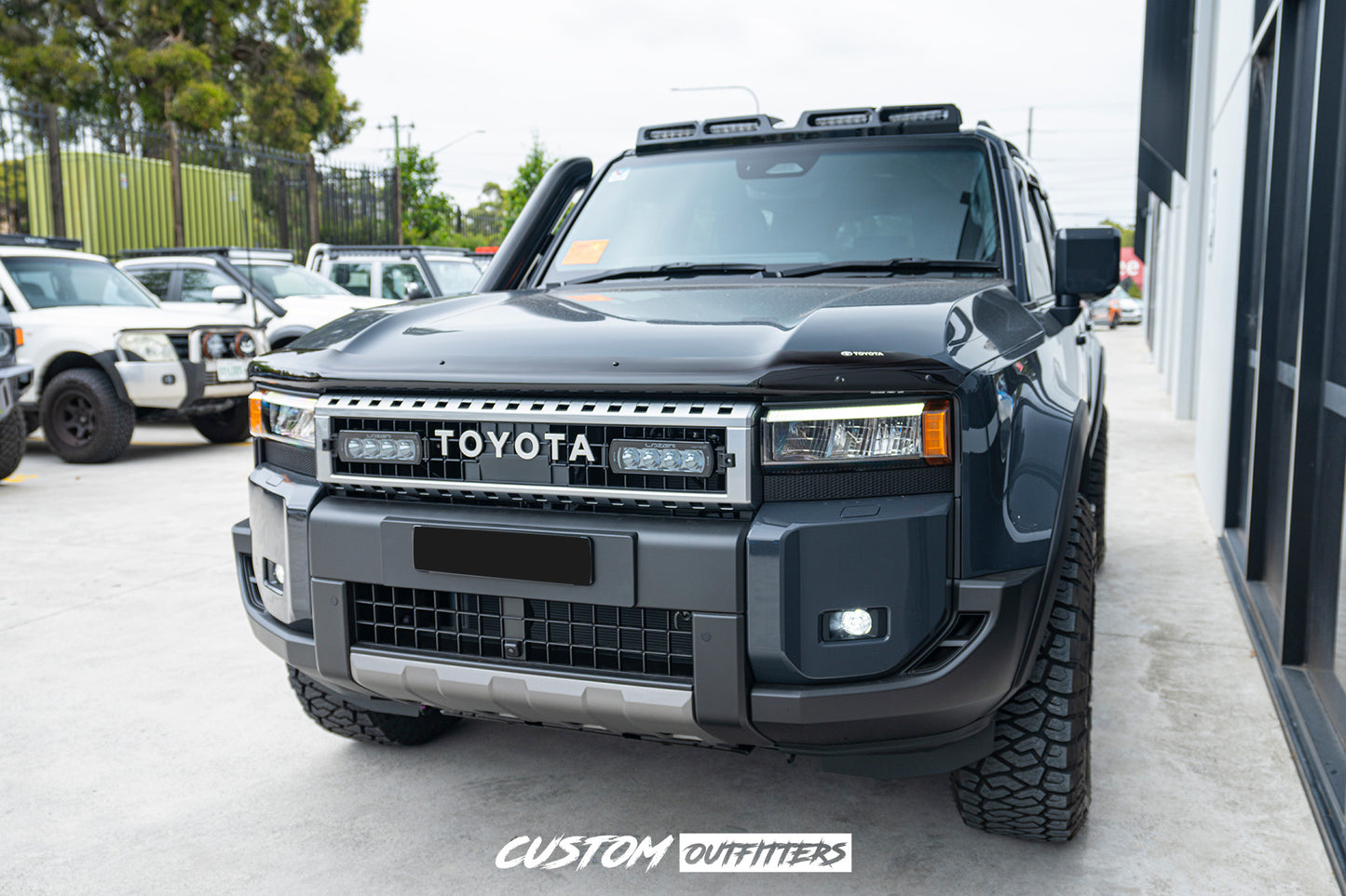 Black Venom LED Roof Pod Lights for Toyota Prado 250