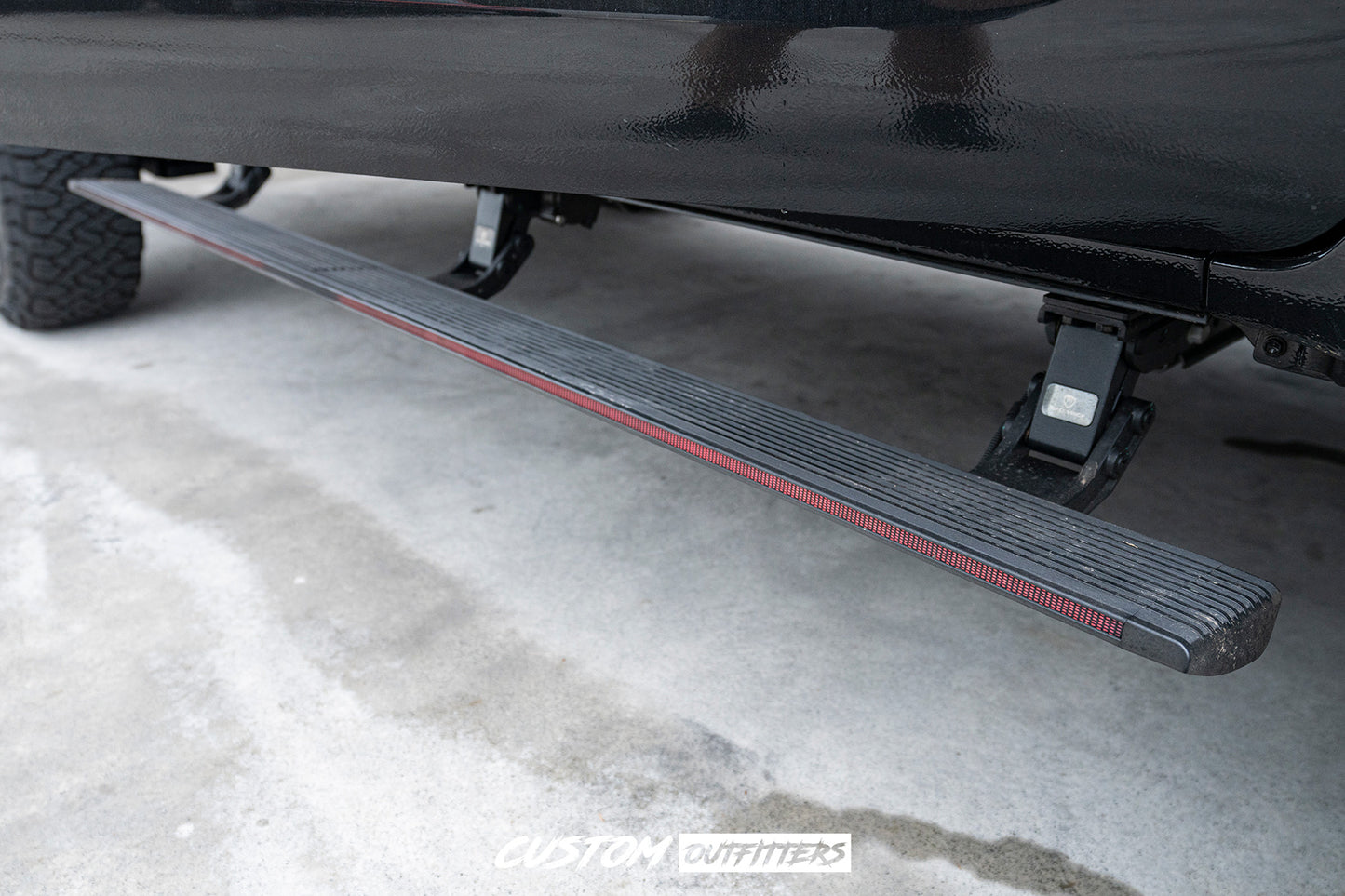 Black Venom Electric Side Steps for Toyota Hilux GR Sport