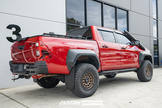 Black 4 Inch Snorkel for Toyota Hilux N80 2015-2025
