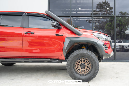 Black 4 Inch Snorkel for Toyota Hilux Rogue & GR Sport