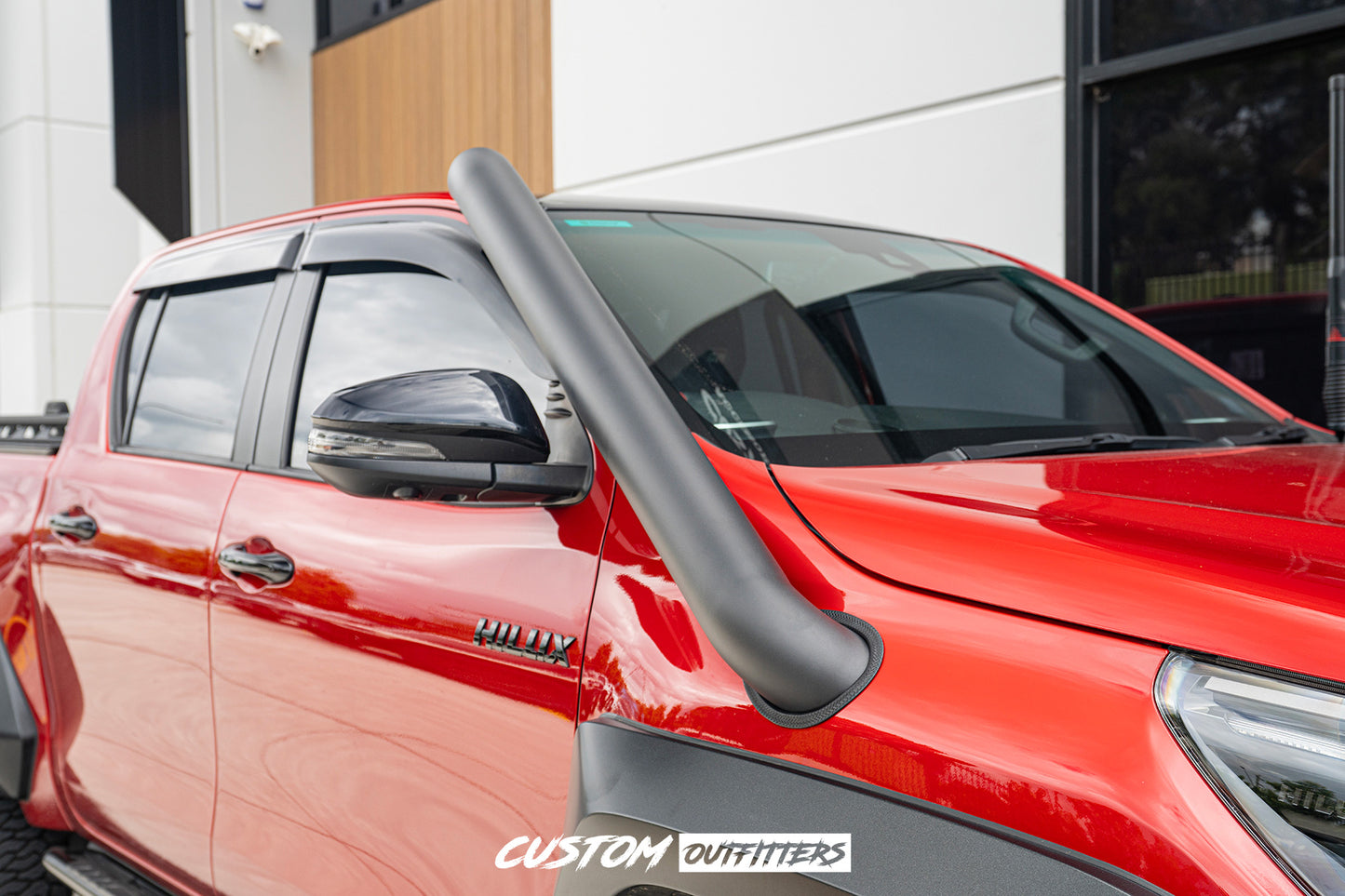 Black 4 Inch Snorkel for Toyota Hilux N80 2015-2025