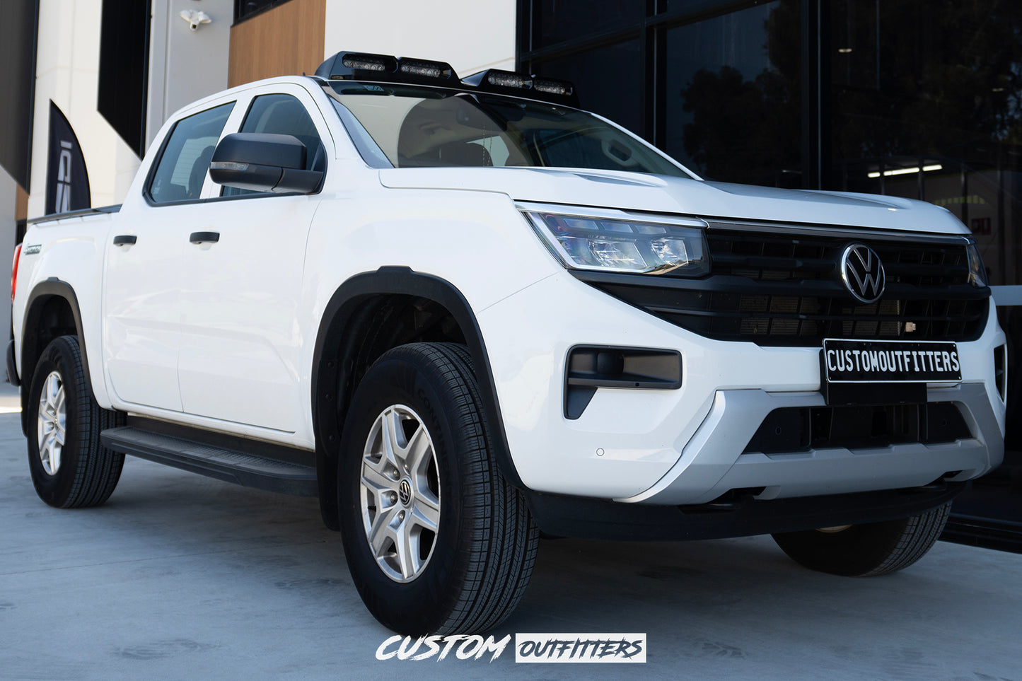 Black Venom LED Roof Pod Lights for Volkswagen Amarok NF 2023+