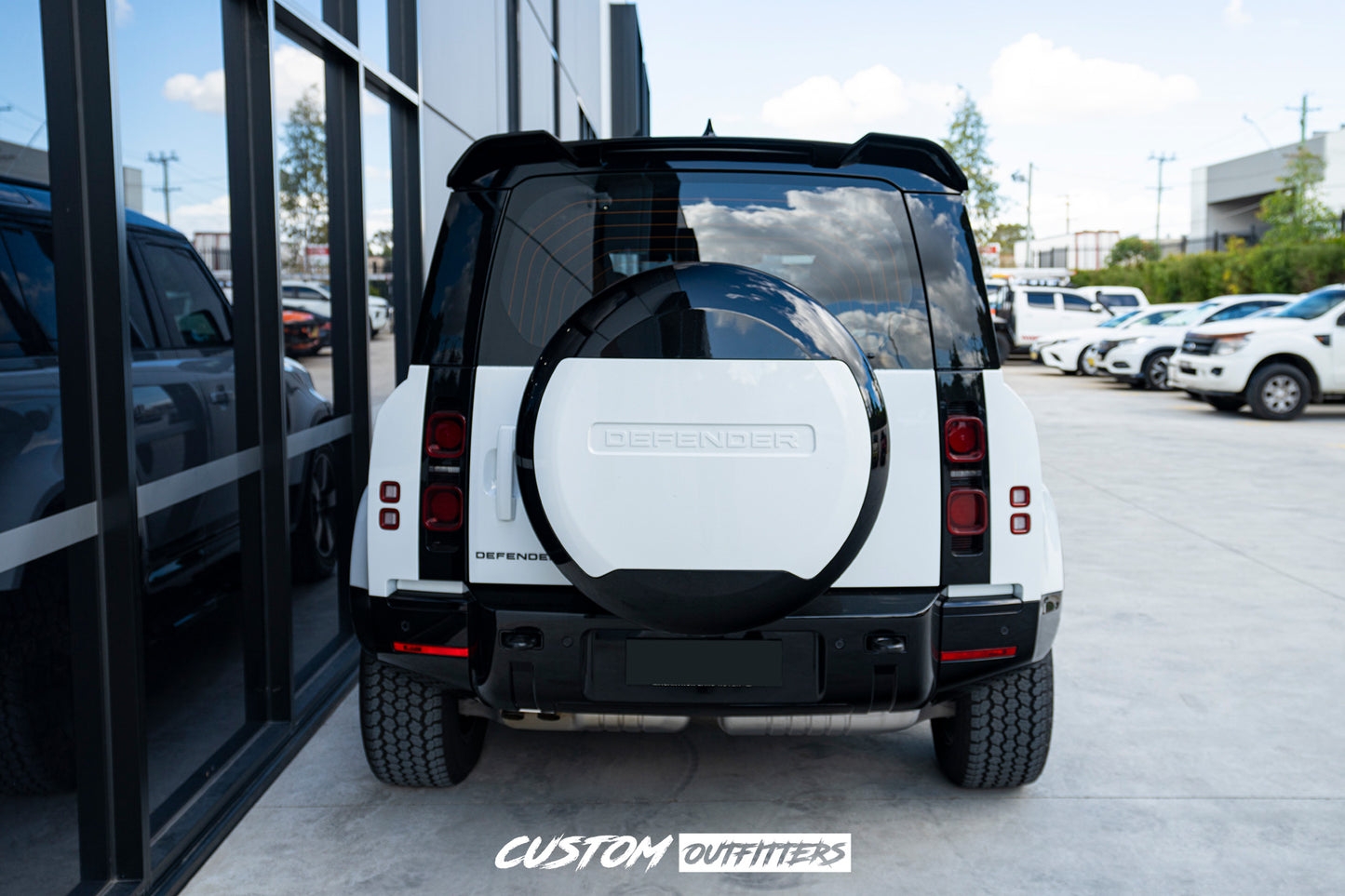 Gloss Black Spoiler for Landrover Defender 2021-2026