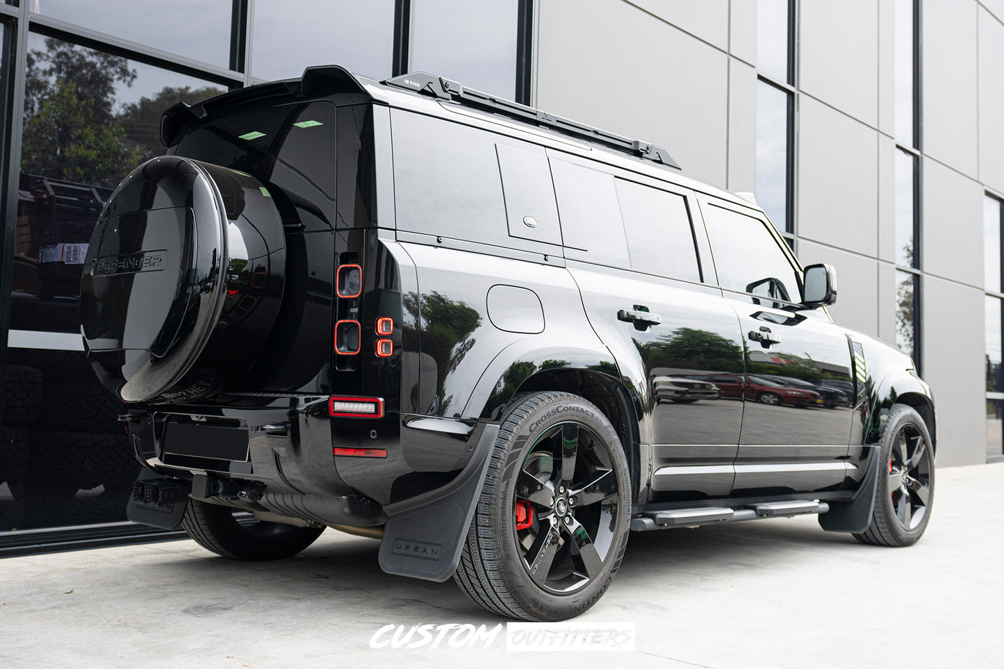 Gloss Black Spoiler for Landrover Defender 2021-2026