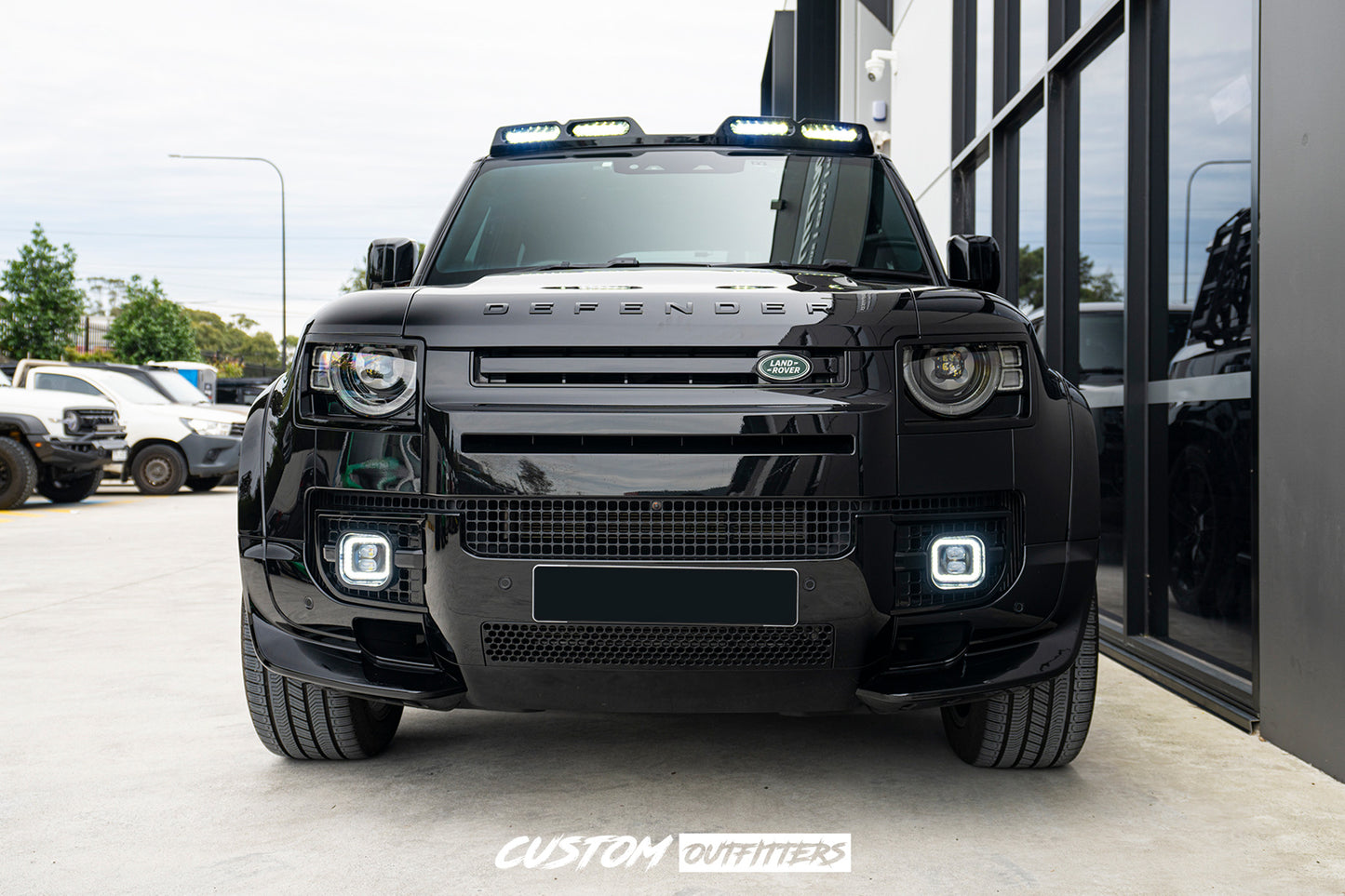 Black Venom LED Roof Pod Lights for Landrover Defender (2020-2026)