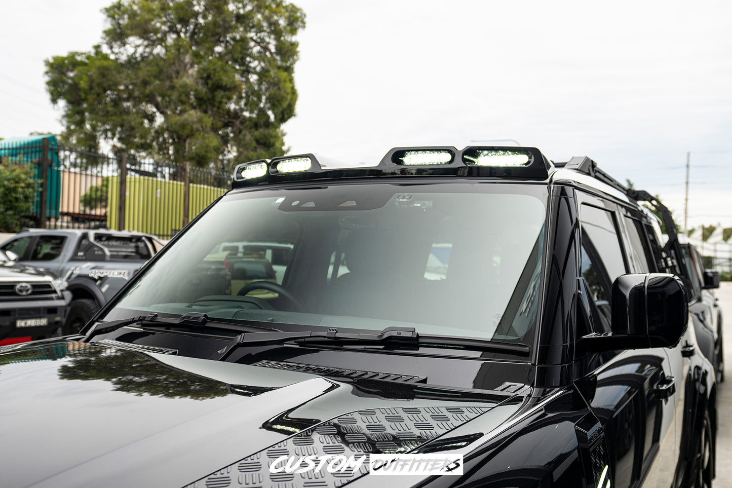 Black Venom LED Roof Pod Lights for Landrover Defender (2020-2026)