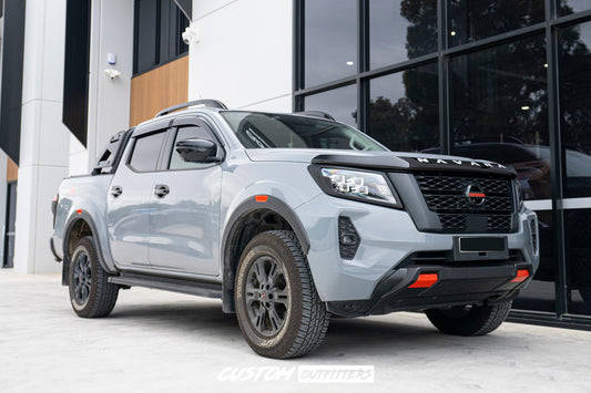 Smoke Black Tinted Bonnet Protector for Nissan Navara NP300 2021-2025