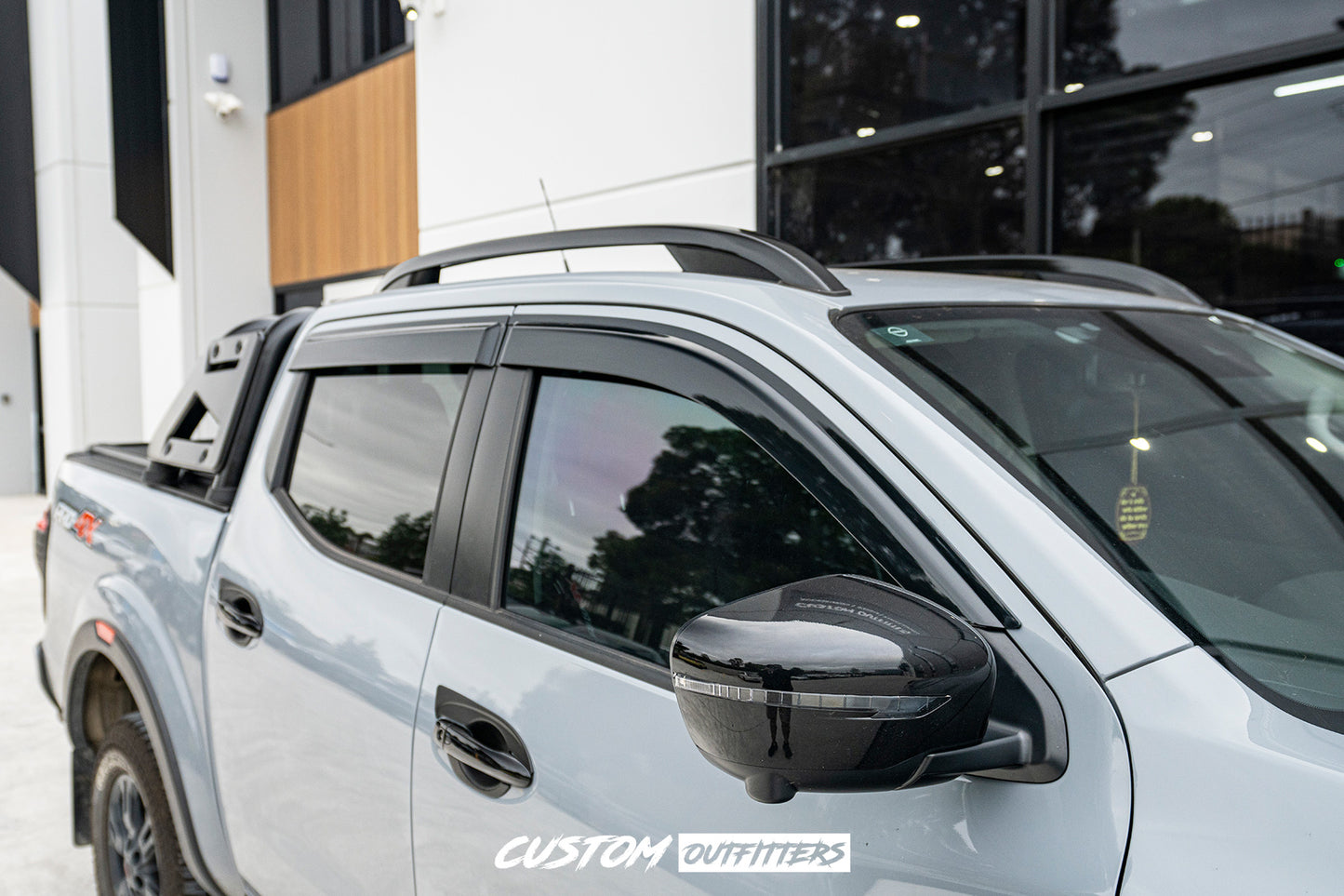 Smoke Black Tinted Weathershields for Nissan Navara NP300 2015-2025