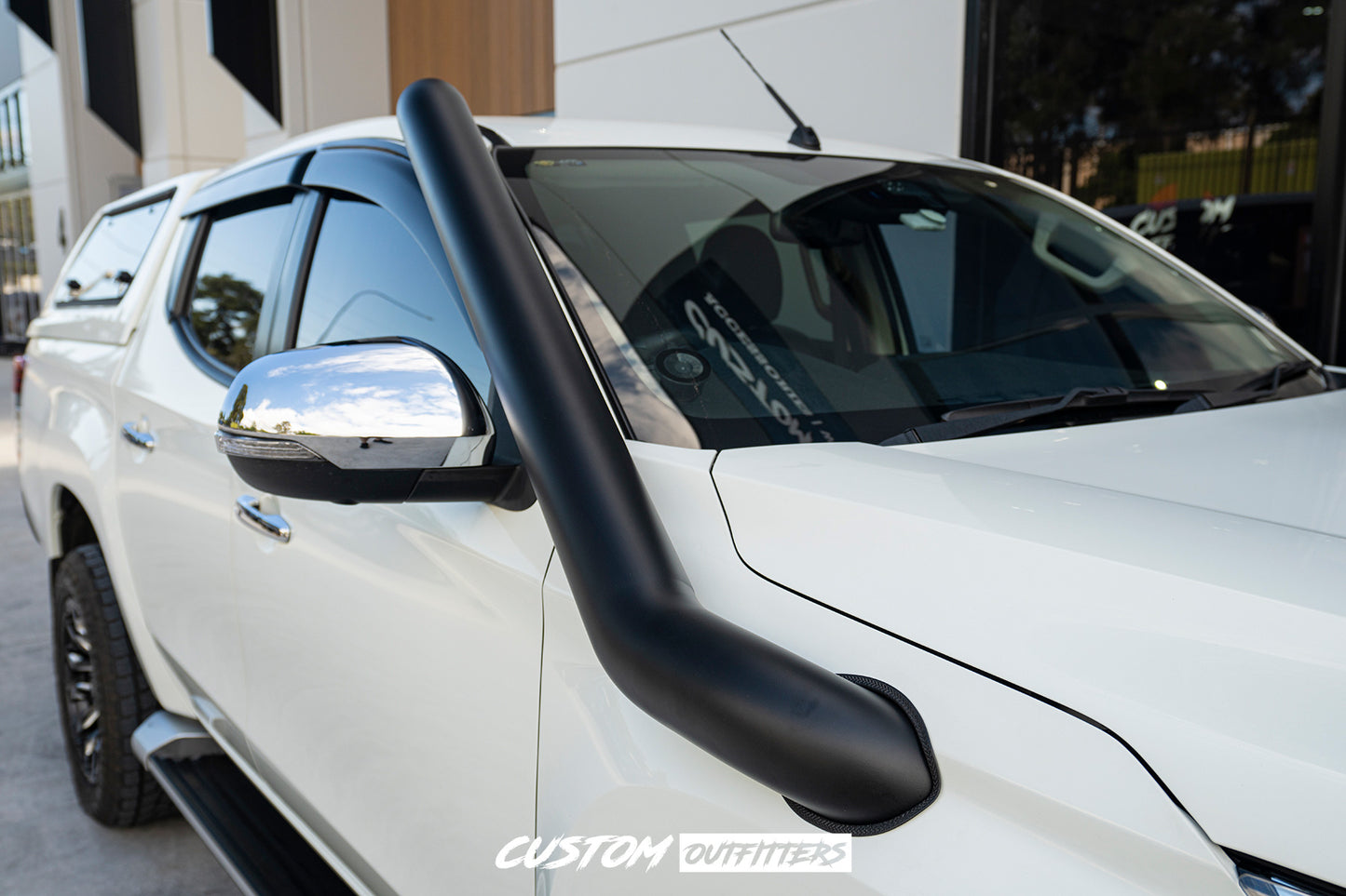 Smoke Black Tinted Weathershields for Mitsubishi Triton MQ MR 2015-2024