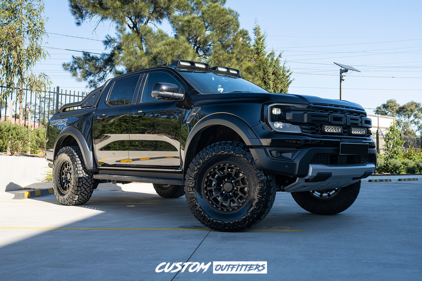 Black Venom LED Roof Pod Lights for Next Gen Raptor