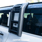 Gloss Black Side Ladder for Landrover Defender 2021-2026