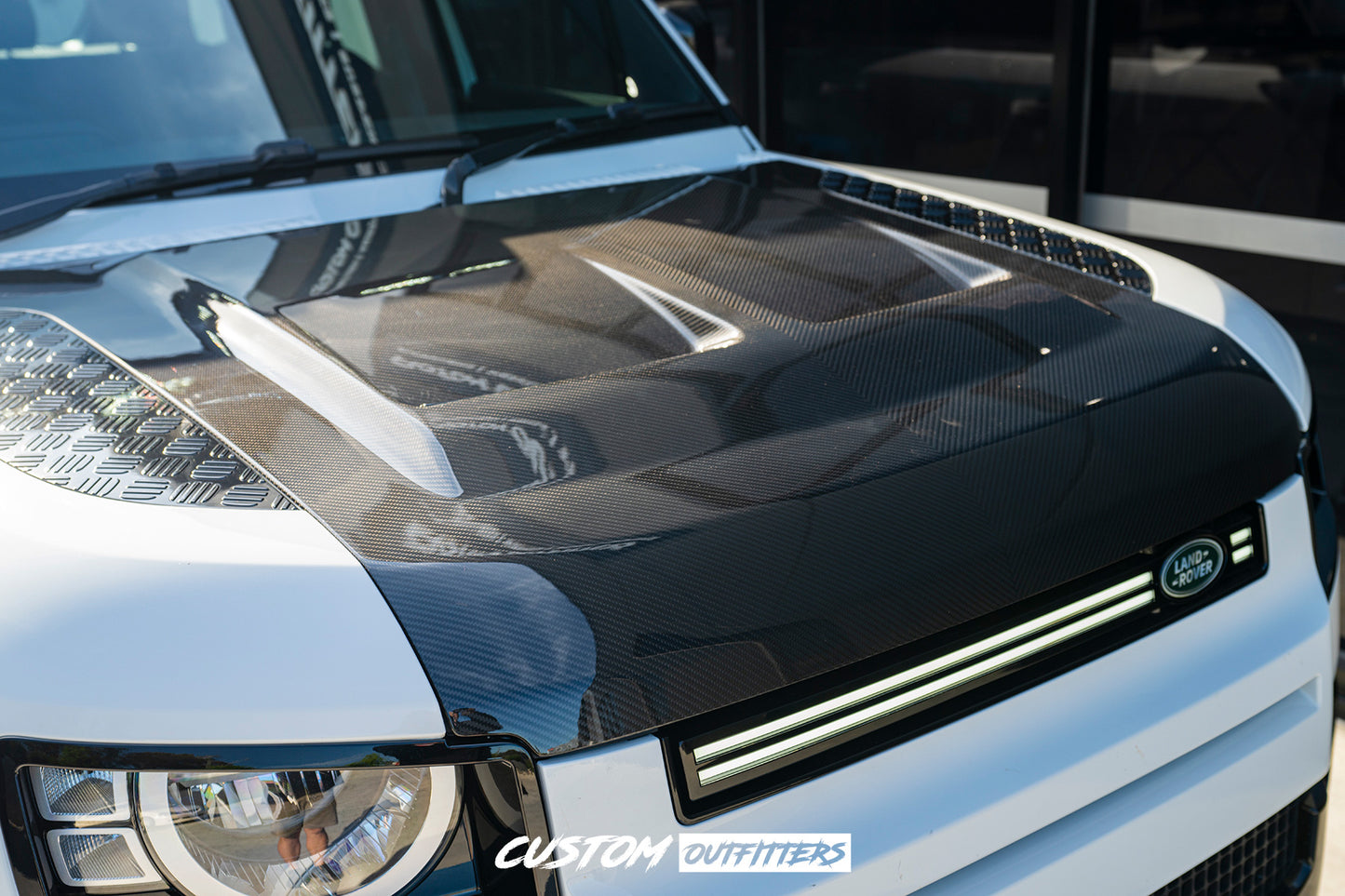 Dry Carbon Venom Bonnet for Landrover Defender 2021-2026