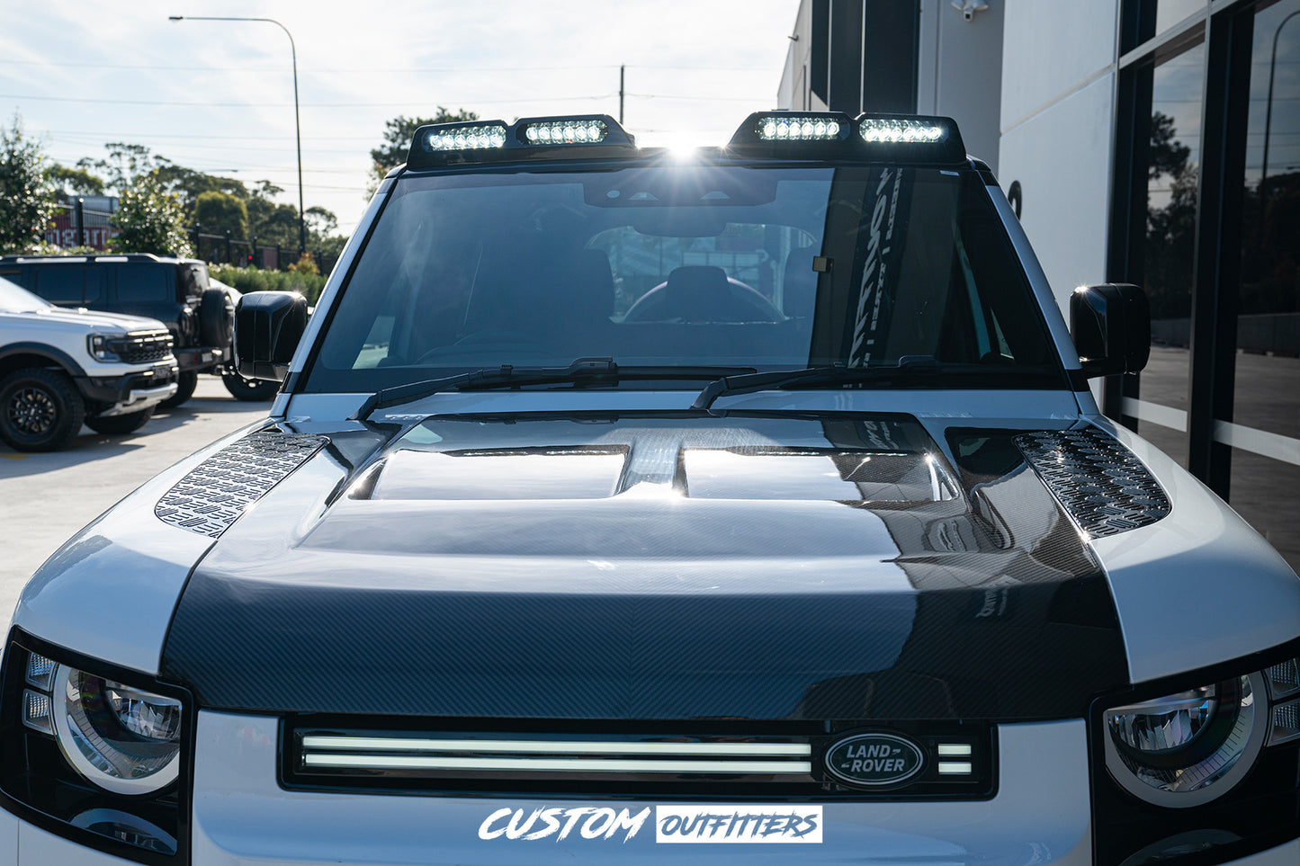 Dry Carbon Venom Bonnet for Landrover Defender 2021-2026