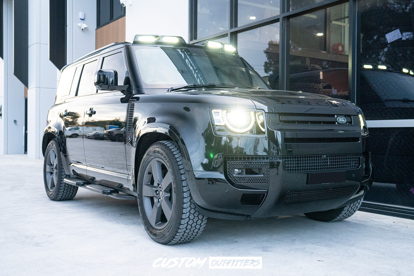 Black Venom LED Roof Pod Lights for Landrover Defender (2020-2026)