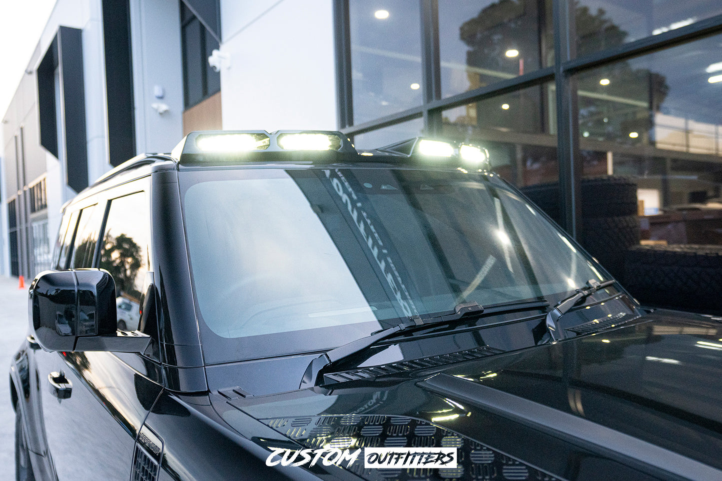Black Venom LED Roof Pod Lights for Landrover Defender (2020-2026)