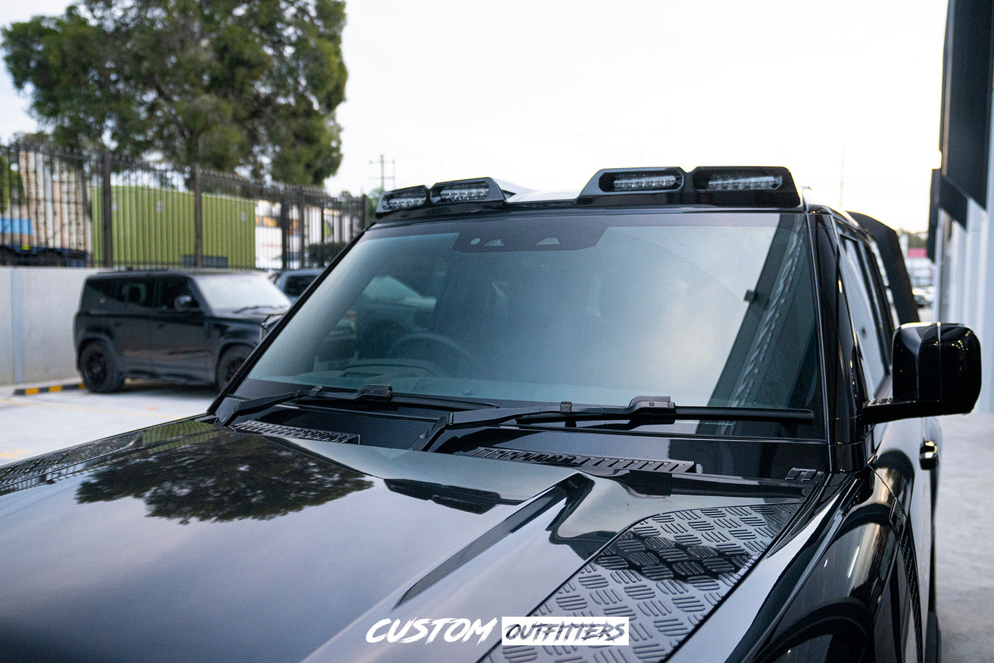 Black Venom LED Roof Pod Lights for Landrover Defender (2020-2026)