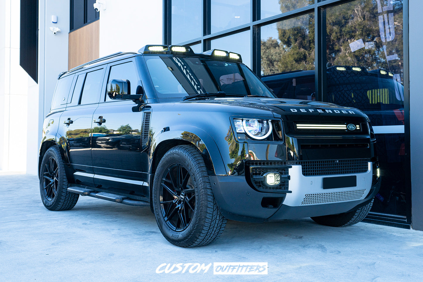 Black Venom LED Roof Pod Lights for Landrover Defender (2020-2026)