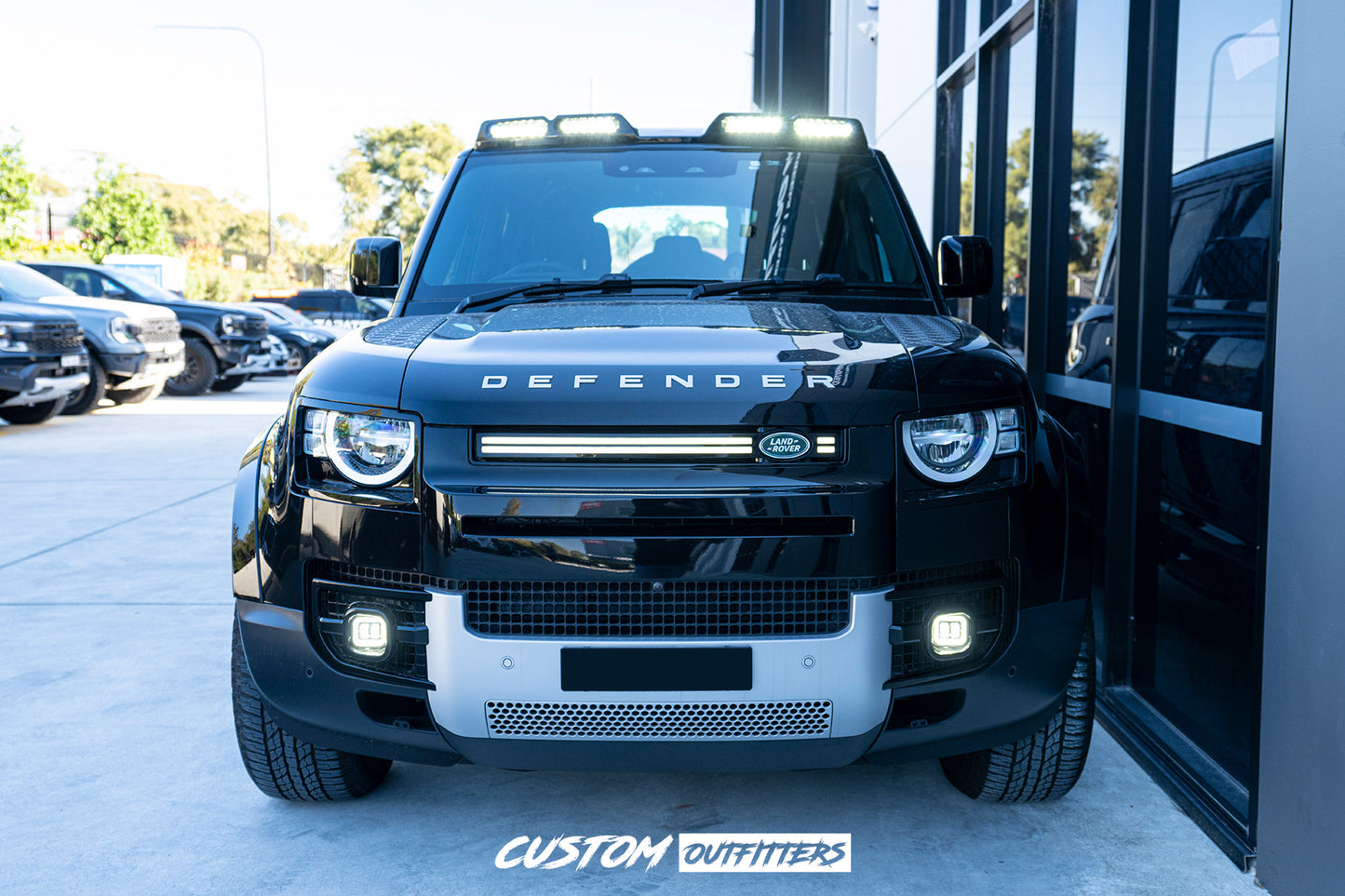 Black Venom LED Roof Pod Lights for Landrover Defender (2020-2026)