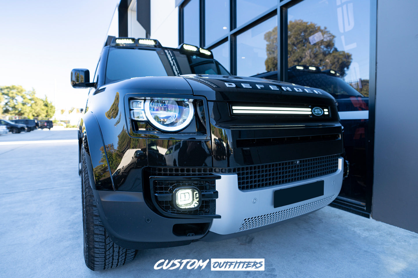 Black Venom LED Roof Pod Lights for Landrover Defender (2020-2026)