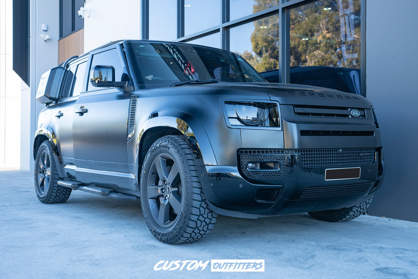 Gloss Black Side Cargo Box for Landrover Defender 2021-2026