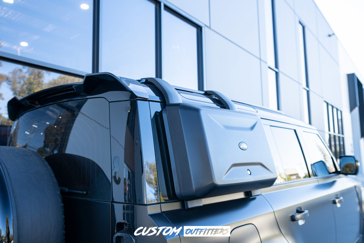 Gloss Black Side Cargo Box for Landrover Defender 2021-2026