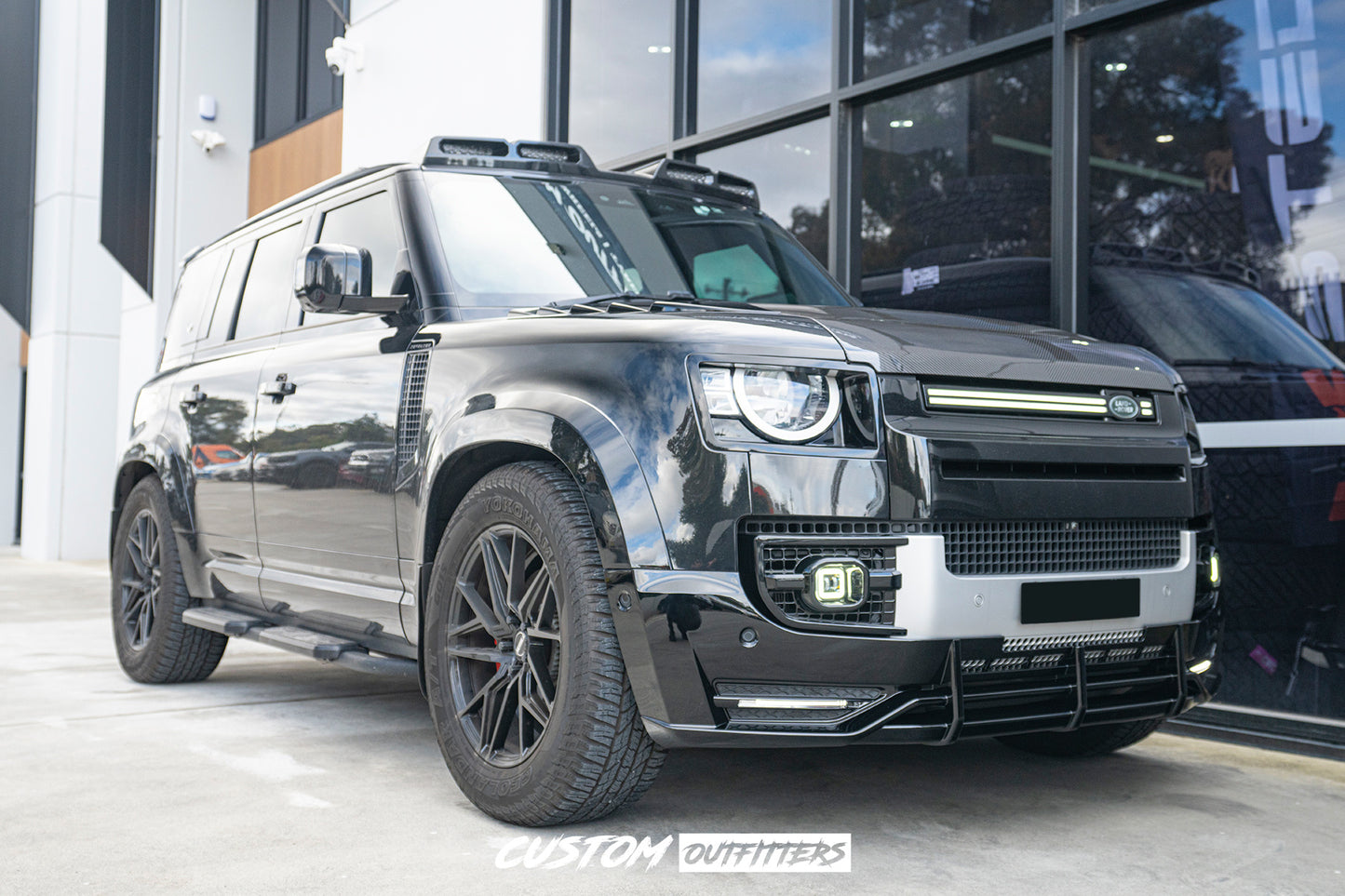 Upgraded LED Fog Light with DRL for Landrover Defender 2021-2026
