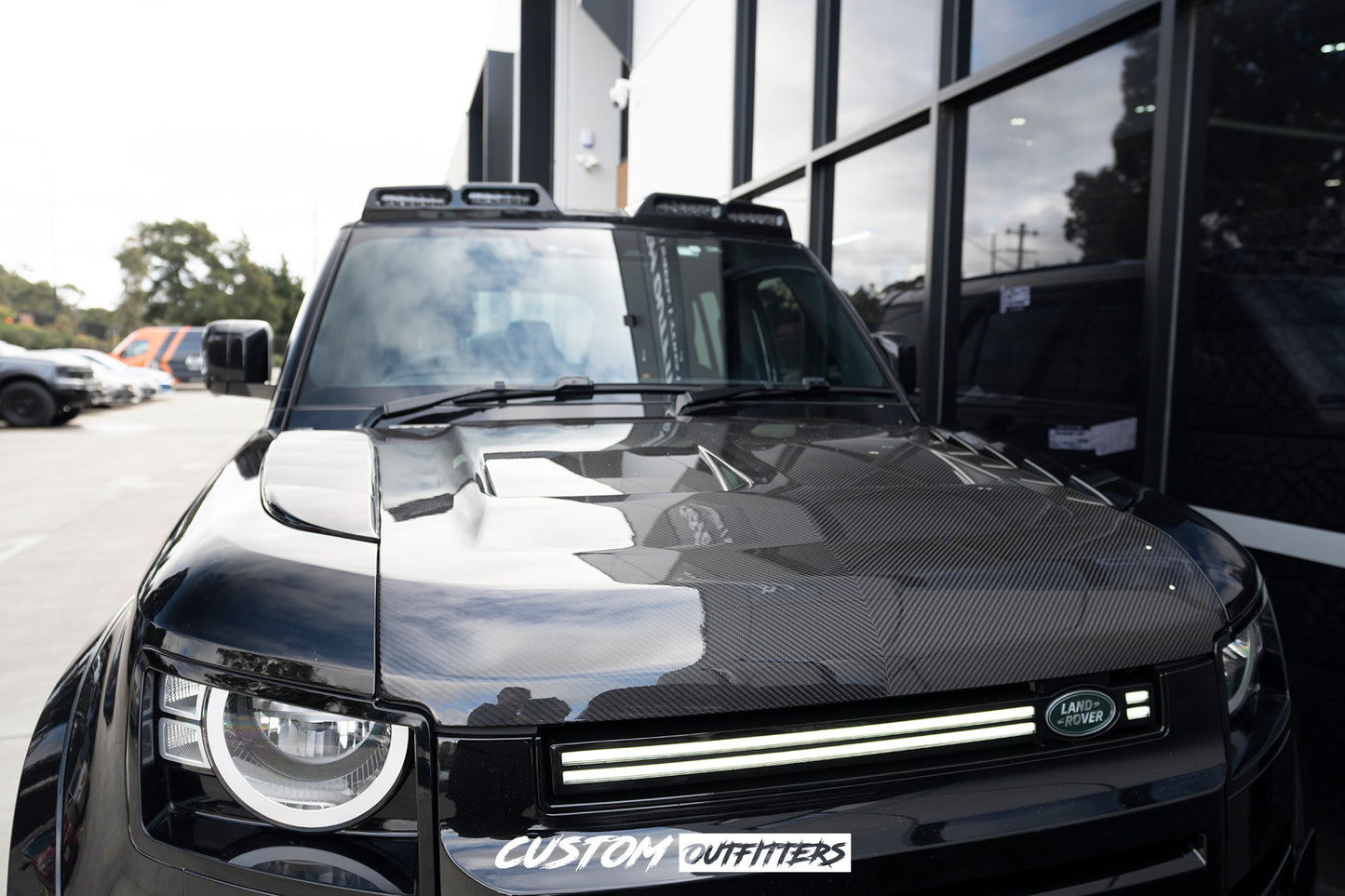 Dry Carbon Venom Bonnet for Landrover Defender 2021-2026