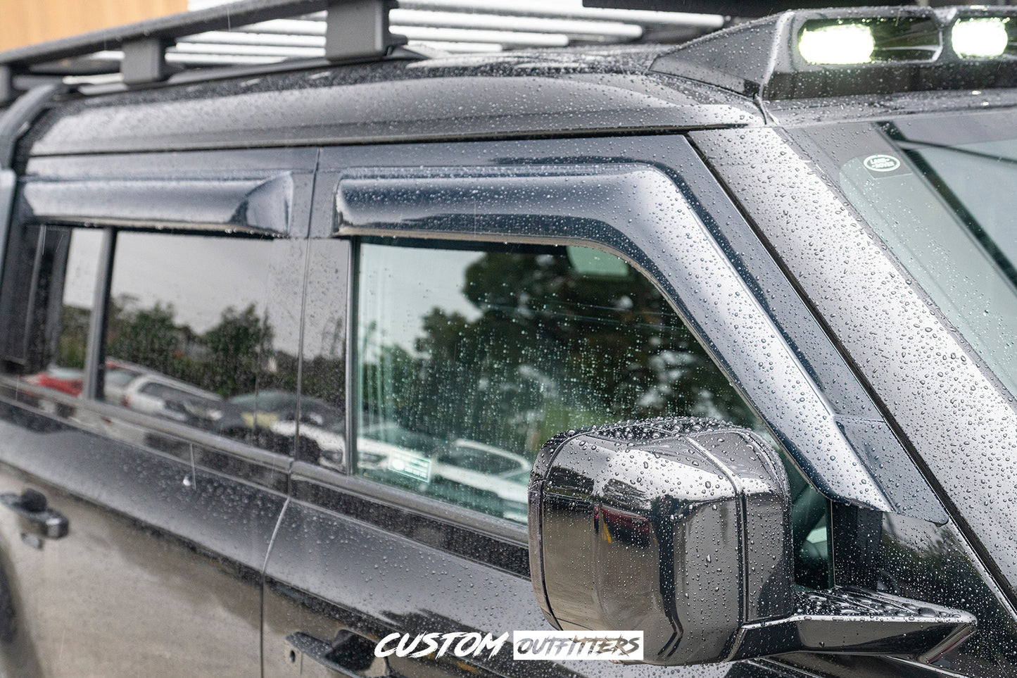 Smoke Black Weathershields for Landrover Defender 2021-2026