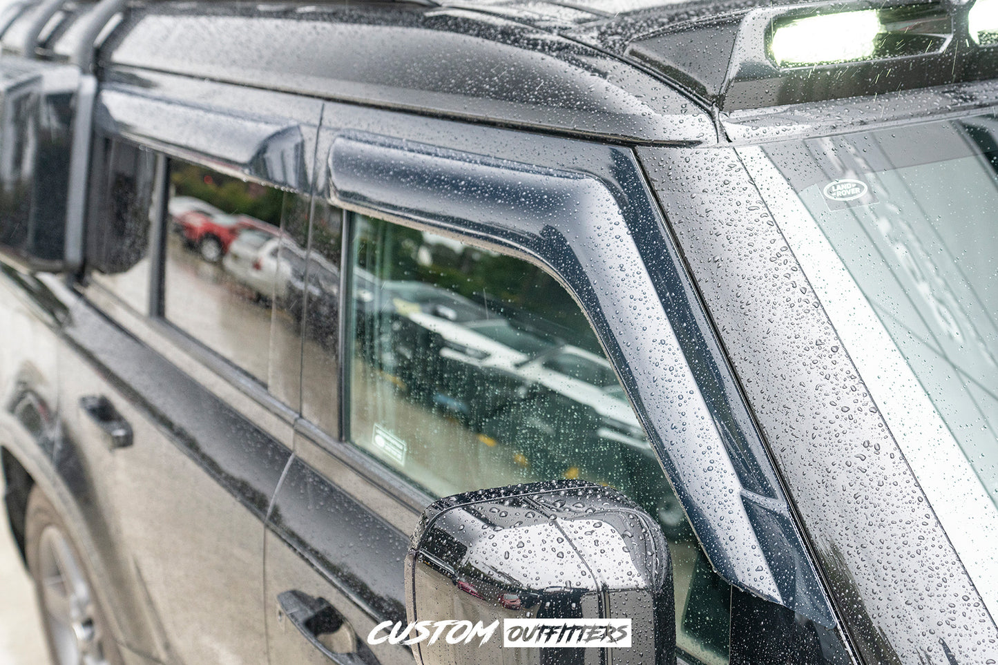 Smoke Black Weathershields for Landrover Defender 2021-2026