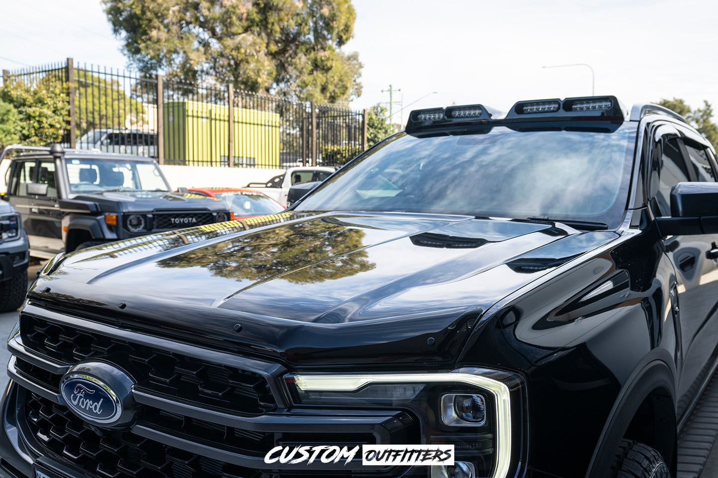 Black Venom LED Roof Pod Lights for Next Gen Ranger