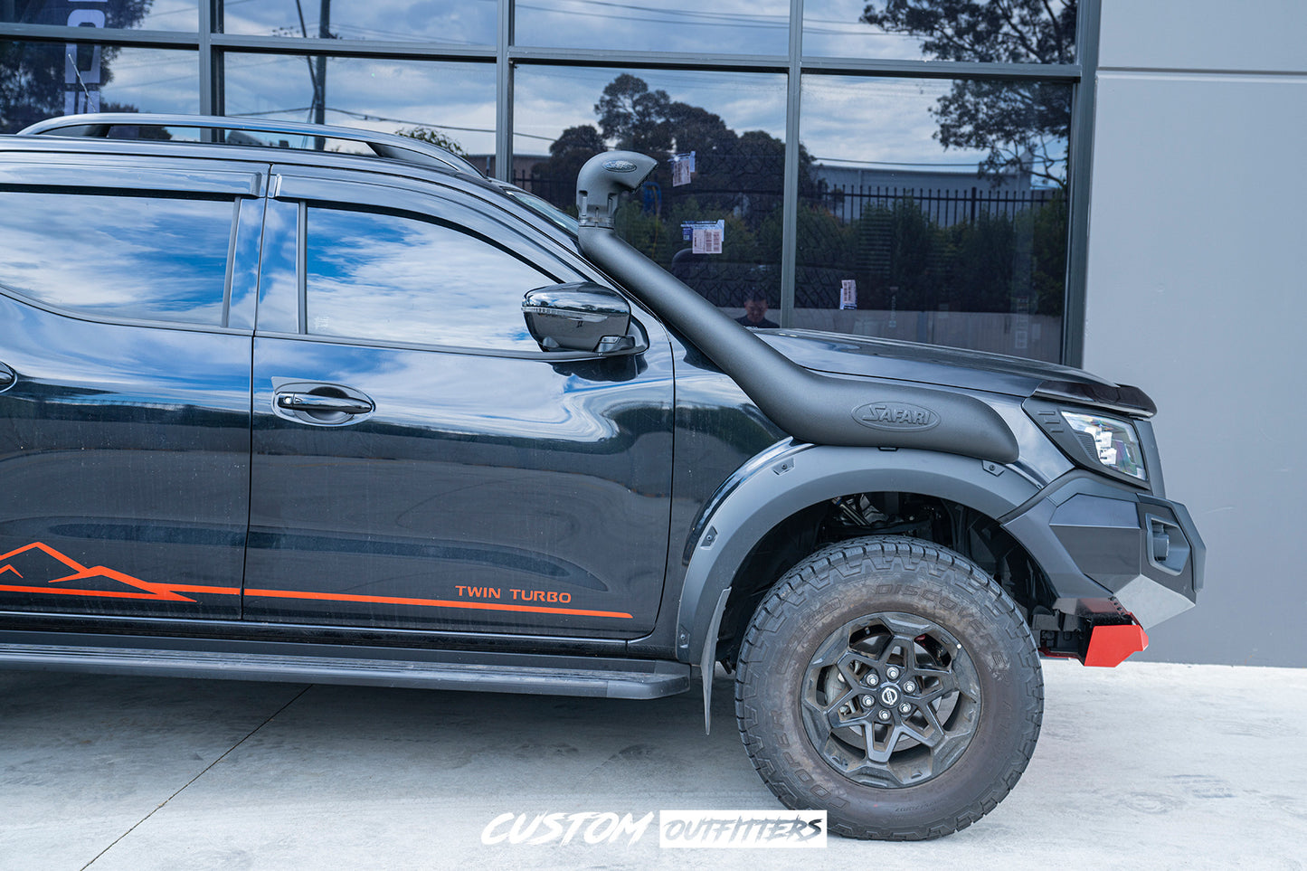 Smoke Black Tinted Weathershields for Nissan Navara NP300 2015-2025