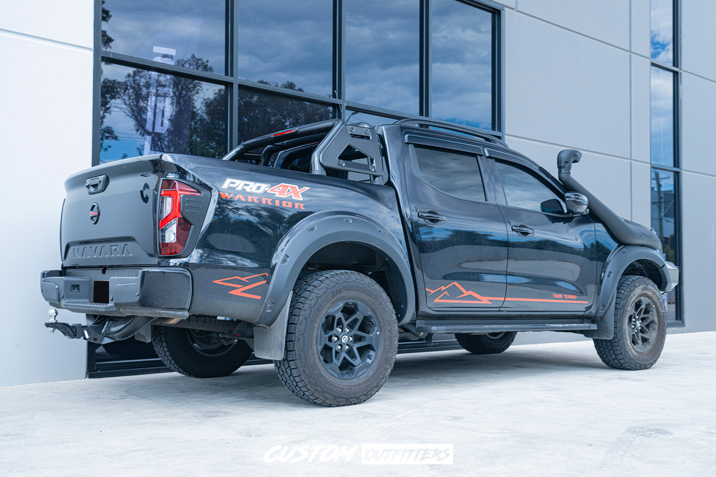 Smoke Black Tinted Weathershields for Nissan Navara NP300 2015-2025