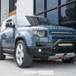 Rhino Evolution Bull Bar & Black Venom 12000 Pound Electric Winch Bundle for Landrover Defender 2021-2026