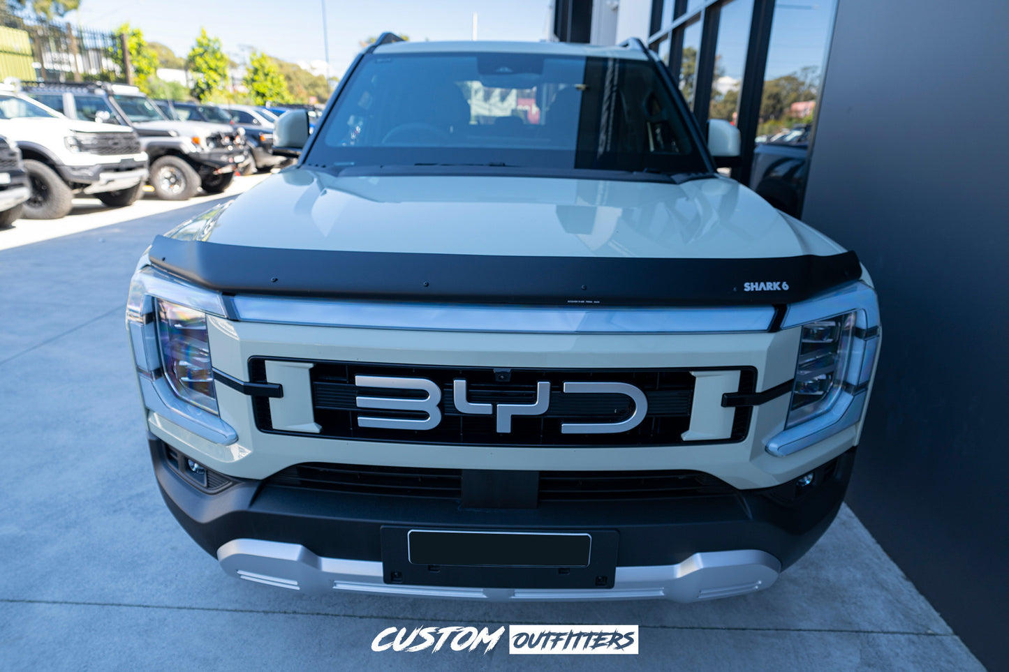 BYD Shark 6 Matte Black Bonnet Protector