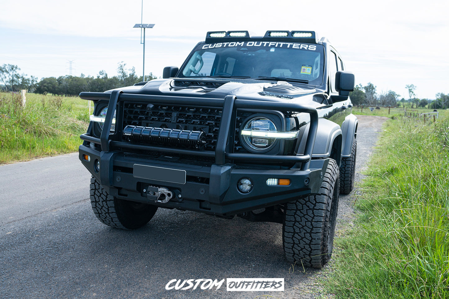 Black Venom LED Roof Pod Lights for GWM Tank 300 (2023-2026)