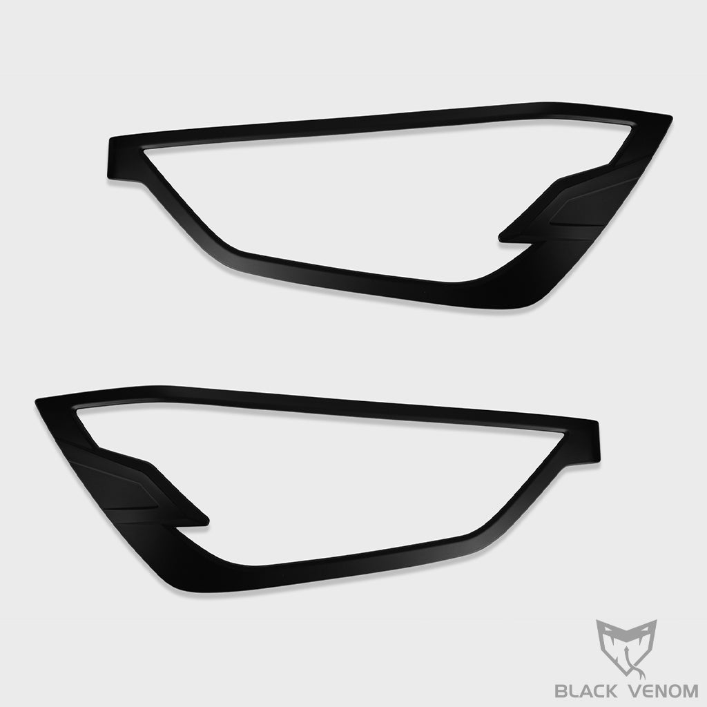Black Headlight & Tail Light Trims to suit Isuzu Dmax 2021-2023