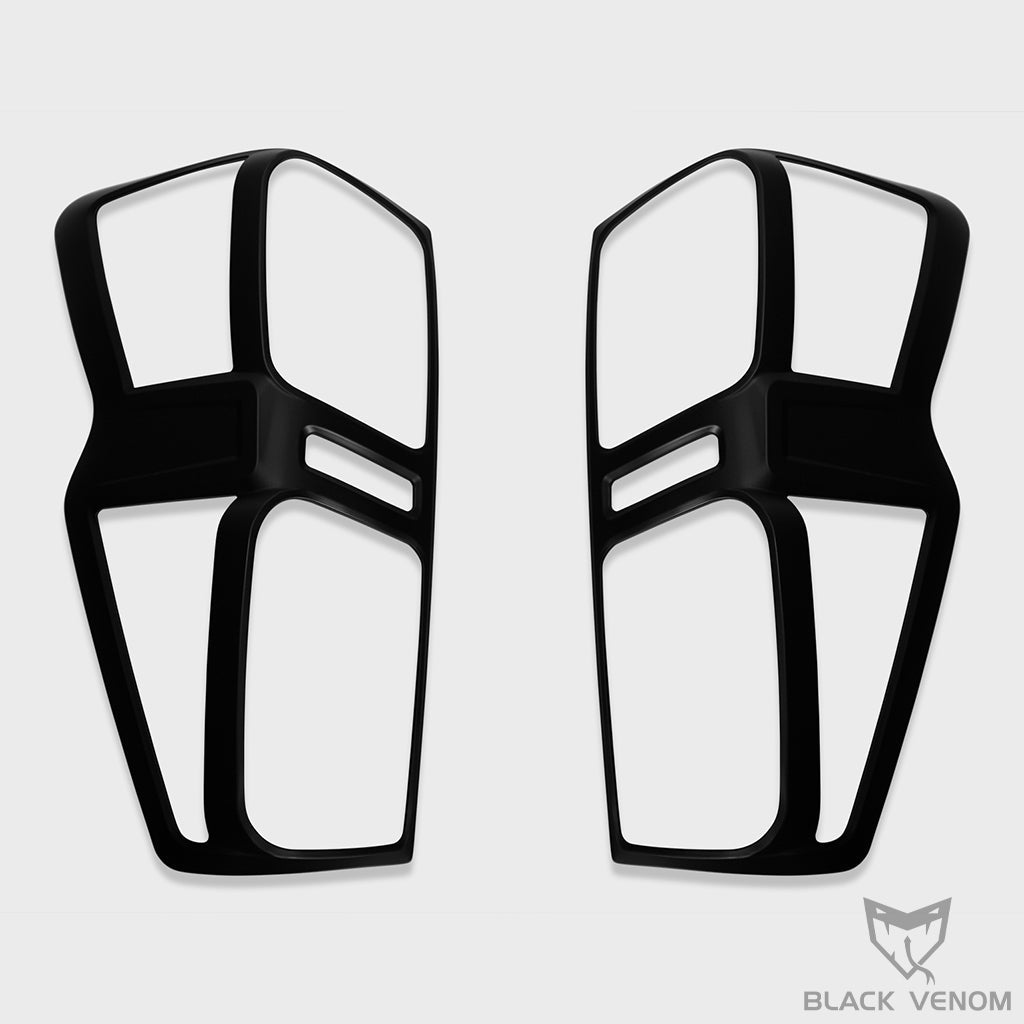 Black Headlight & Tail Light Trims to suit Isuzu Dmax 2021-2023