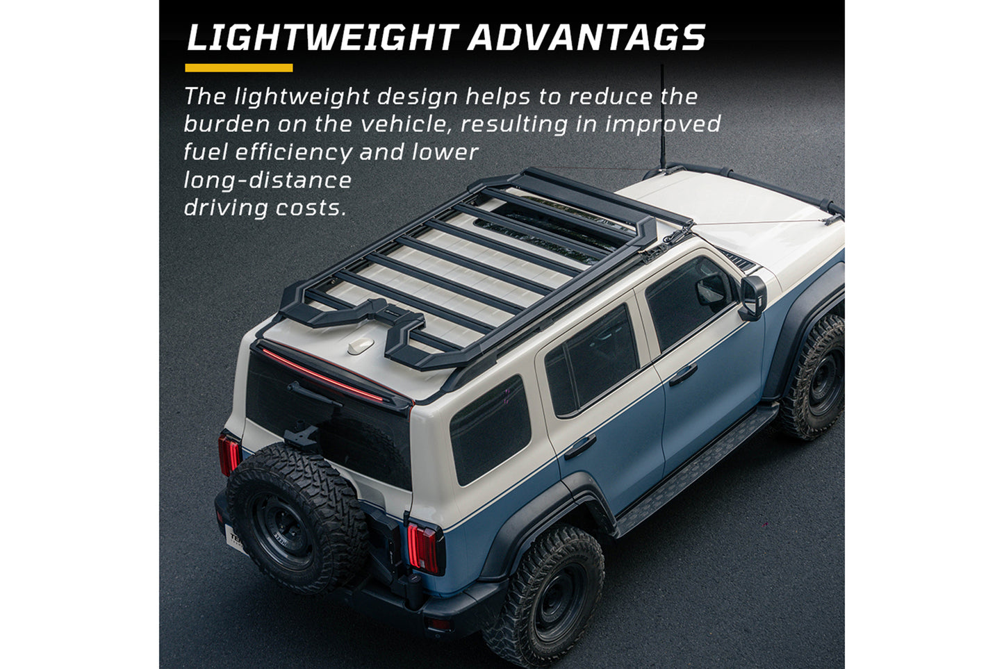 Venom TQ Ark Roof Rack (Full Length) for GWM Tank 300